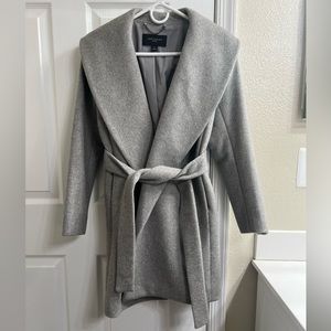 Ann Taylor Petite Shawl Collar Wrap Coat